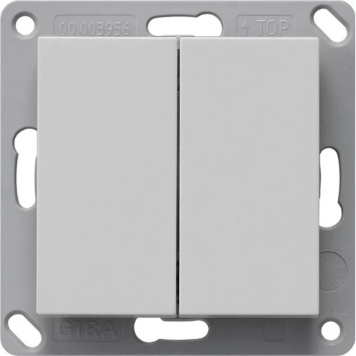 Gira RF wandzender 2-v KNX System 55 grijs m