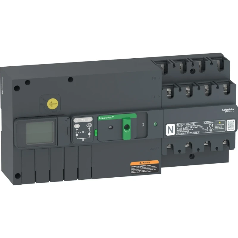 Schneider Electric TRANSFERPACT AUTO ACT. 125A 4P LCD 160A