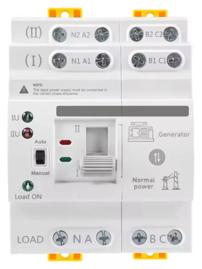 Bliq Accessoire ATS noodstroom schakelaar 4P, 3 fase, 63A, 230V