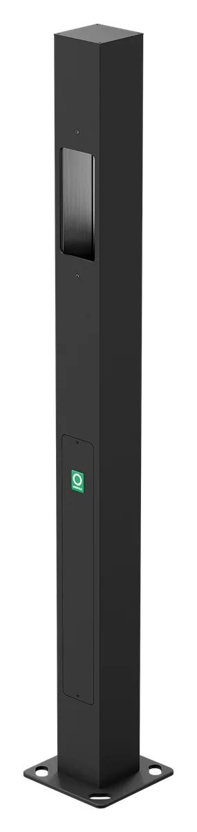 Onepole Q9MSL Montagepaal Pro 1500mm, mat zwart, incl voetplaat CC160