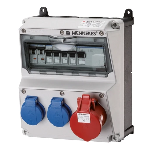Mennekes AMAXX contactdoos combinatie 2 modules