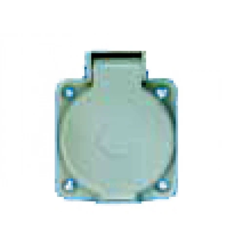 Hateha paneel- inbouwcontactdoos 50 x 50 mm 230V 16A IP20 blauw 10.112.001