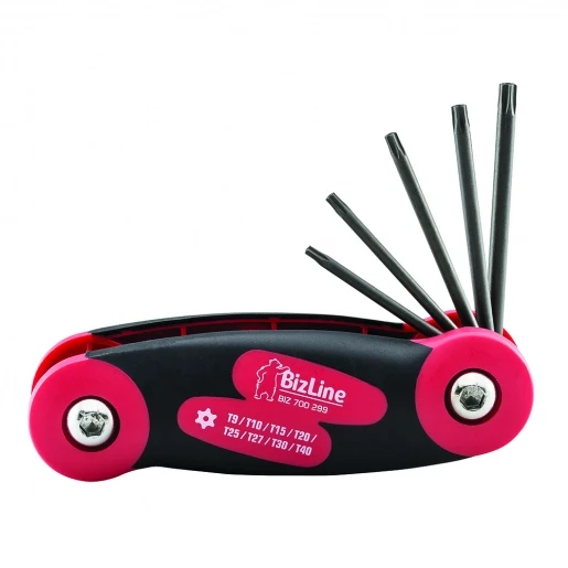 Bizline Set van 8 resistorx sleutels in houder