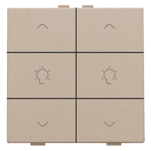 Niko Home Control Bediening dimming 6-voudig inbouw IP20 157-51046