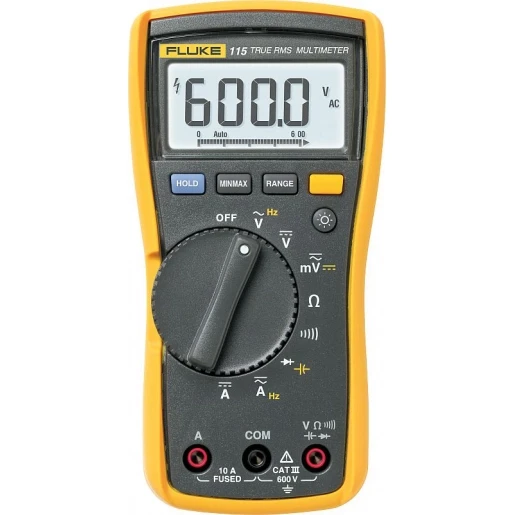 Fluke Multimeter 600V AC/DC CAT III Digitaal 2583583