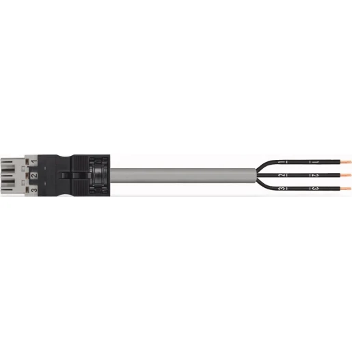 Wago Serie 771 Patchkabel gebouwinstallatie 3p Stekker Vrij kabeluiteinde 3000mm