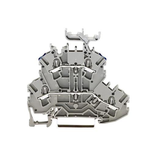 Wago Serie 2002 Verbindingsrijgklem 0,75-4mm² eendr. 0,25-2,5mm² meerdr. Grijs
