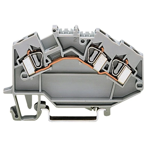 Wago Serie 781 Verbindingsrijgklem 0,08-4mm² eendr. 0,08-4mm² meerdr. Grijs