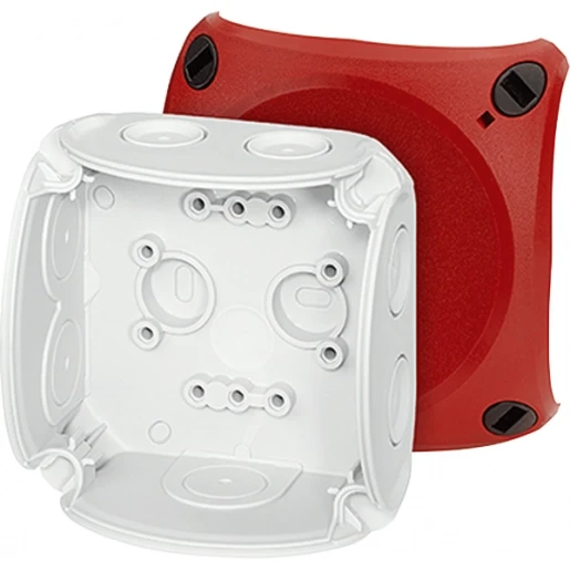 Hensel Kabeldoos IP66 BM1 zonder klem M20 membranen Deksel Rood
