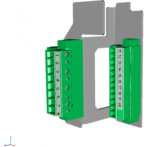 ABB AANSLUIT-KIT 8 VOOR STROOMTRANSFORMATOR VOOR XR-2 EN 3 8X2,5MM2 STROOM