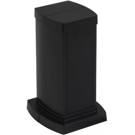 Legrand energiezuil universeel dubbelzijdig 300mm 2 compartimenten zwart RAL 9005 653122