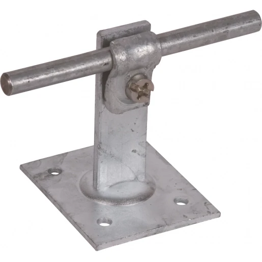 Dehn Roof conductor holder dehnquick st/tzn f.rd 6-10mm w.fixing plate 50