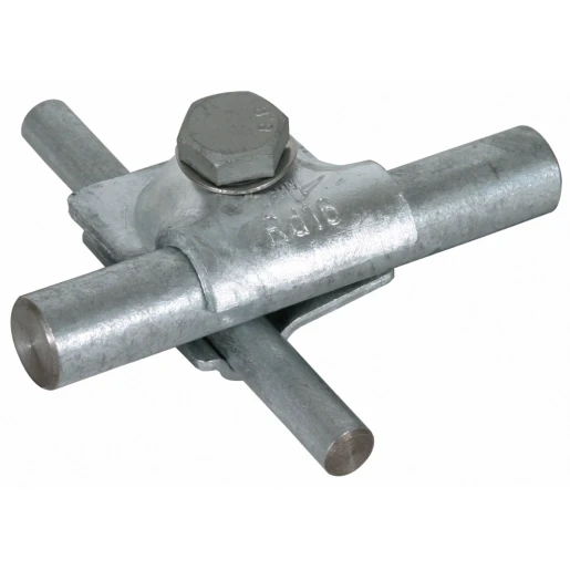 Dehn Mv clamp st/tzn f.rd 8-10/16mm with hexagon screw and spring washer