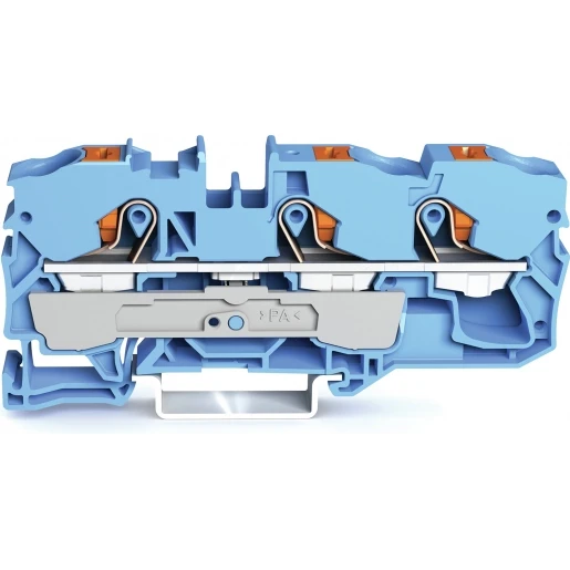 Wago 2210 Verbindingsrijgklem 2,5-16mm² eendr. 0,5-10mm² meerdr. Blauw