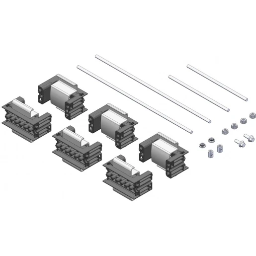 nVent Eriflex FleXbus Steun Kit plat 3 Polig 138mm x 123mm