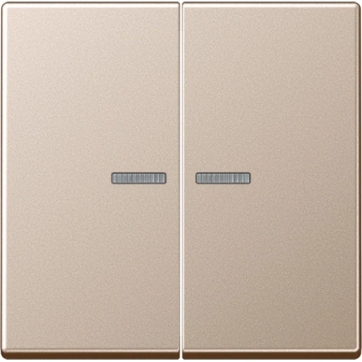 Jung A range home stuurafdekking a500 champagne 2-voudig Mat RAL 1013 BTA17102CH