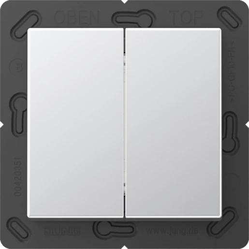 Jung A range Hue wandzender 4-kanalen Aluminium FOHA595AL