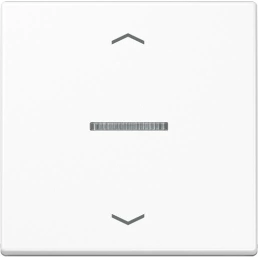 Jung A range tastafdekking standaard pijlen a500 alpine wit enkelvoudig Glanzend wit RAL 9016 FMA1700PWW
