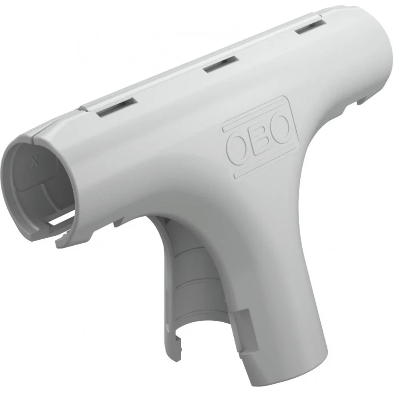 OBO Quick-Pipe-T-stuk M16 PP lichtgrijs 7035