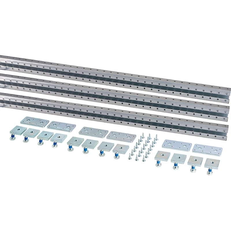 Hensel Mi U profiel Montagerail L=3x 2000mm + railverbinders en schroeven
