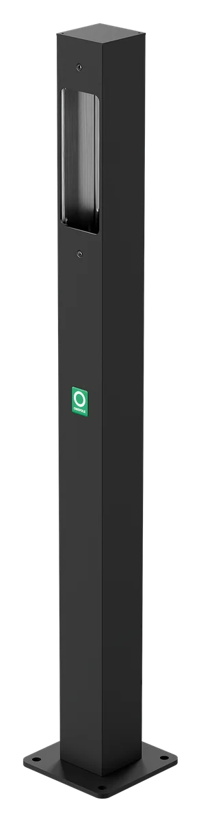 Onepole Q9MSP Montagepaal Lite Twin 1200mm, mat zwart, dubbelzijdig, CC140