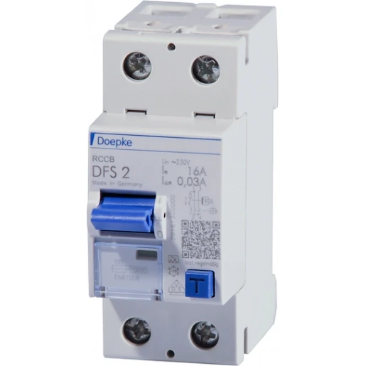 Doepke DFS2 Aardlekschakelaar 2p 25A 0.03A type A 09124601