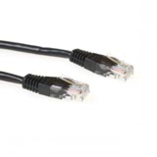 ACT Patchkabel U / UTP Cat5E RJ45 8(8) 3M zwart IB5903