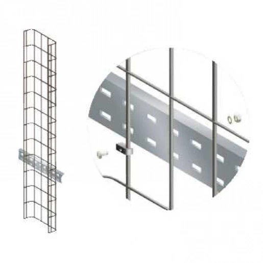 Sarel PanelSeT Draadgoot U-vorm 1800x200x35mm Staal elektrolytisch verzinkt en gecoat NSYBPC3
