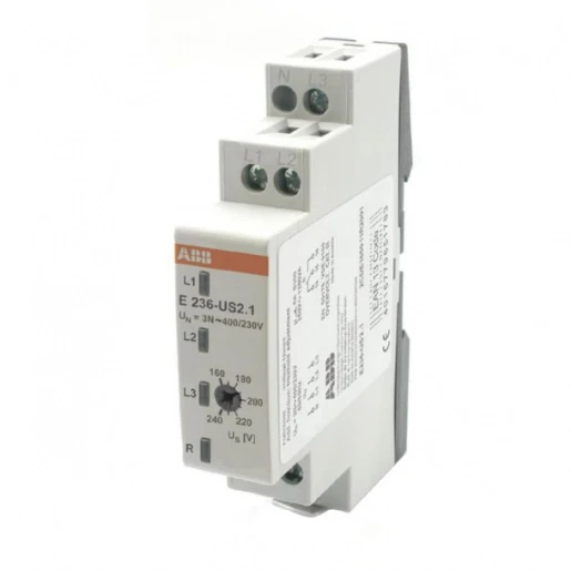ABB Netwachter 3 fase naar nul met vaste instelling 1 module 160-240v