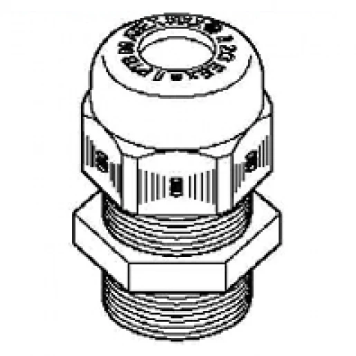 OBO V-TEC Wartel M16 Zwart 5/8mm Kunststof 2050315