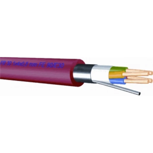 Draka 2300 fb 30/60 signaalkabel 4x2x0,8mm rood rl
