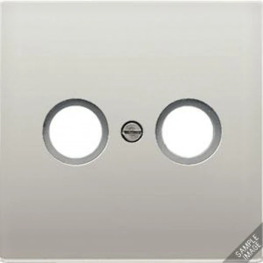 Jung LS range centraalplaat- (onderdeel) afdekking antiek 1 connector MetaalZonder label messing ME2990TVAT