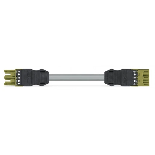 Wago Serie 771 Patchkabel gebouwinstallatie 3p Contrastekker (female) Stekker 5000mm
