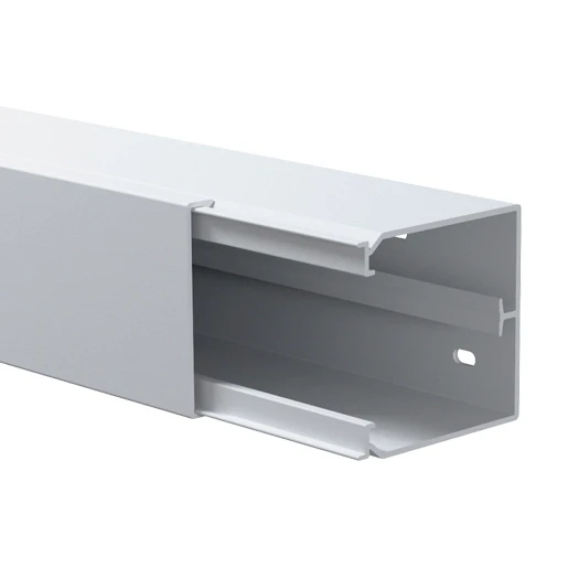 GGK LFG kabelkanaal 2000x60x60mm PVC Bodemperforatie met deksel RAL 9001 1019G