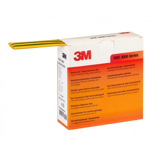 3M krimpkous dunwandig hsr 3000 groen/geel ø 24-8 mmx5 m