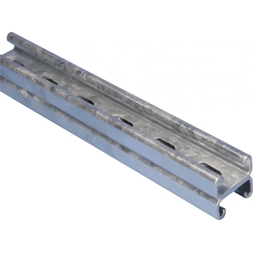 nVent Caddy C-strut profiel met sleufgaten C-profiel rug geperforeerd 22.3mm 6000x41x41mm thvz 310111
