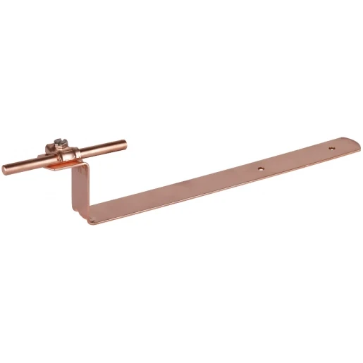 Dehn Roof conductor holder dehnquick cu f.rd 6-10mm w.brace l 260mm