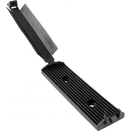 Hellermann Tyton Black nylon 66 self adhesive flat cable clamp 56.6 x
