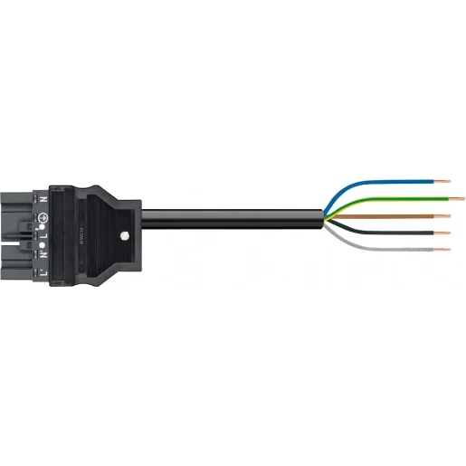 Wago SERIE 771 Patchkabel gebouwinstallatie 5p Stekker Vrij kabeluiteinde 2000mm
