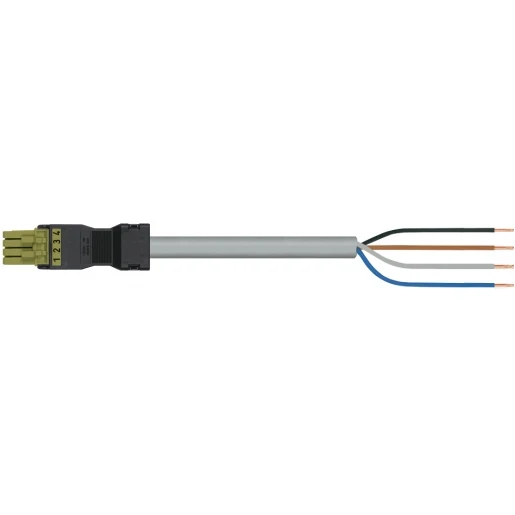 Wago SERIE 891 Patchkabel gebouwinstallatie 4p Contrastekker (female) Vrij kabeluiteinde 7000mm