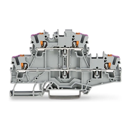 Wago SERIES 2202 Verbindingsrijgklem 1-4mm² eendr. 0,25-2,5mm² meerdr. Grijs