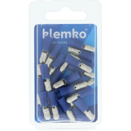Klemko Blister verpakte Geïsoleerde Rondsteker 5mm voor draad 1,5-2,5mm2