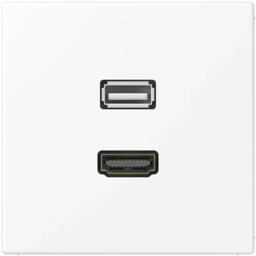 Jung LS range afdekking ls990 matwit hdmi/usb MALS1163WWM