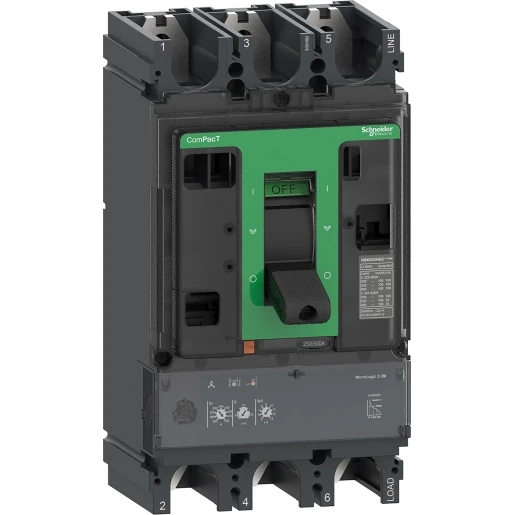 Schneider Electric NSX630HB2 100KA AC 3P 500A 2.3M