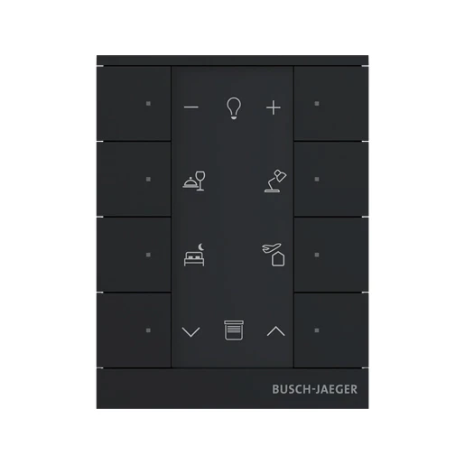 ABB Busch-Jaeger F@home Tenton Bedieningselement zwart IP20 RAL 9005 2CKA006220A0898