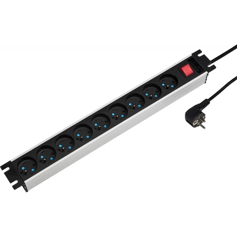 Martin Kaiser Contactdooscomb 19" 9v penaarde shutter schakelaar snoer 1,5m