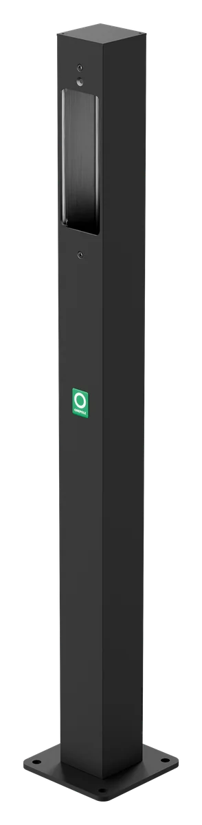 Onepole Q9MSQ Montagepaal Lite 1200mm, mat zwart, enkelzijdig, CC140