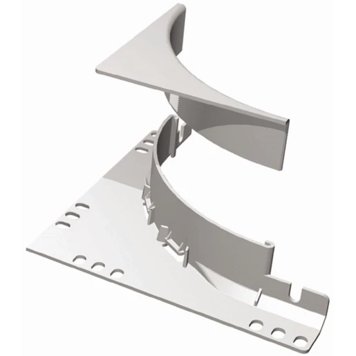 Legrand ISPL Aftakstuk kabelgoot T-stuk horizontaal grijs RAL 7030 637860