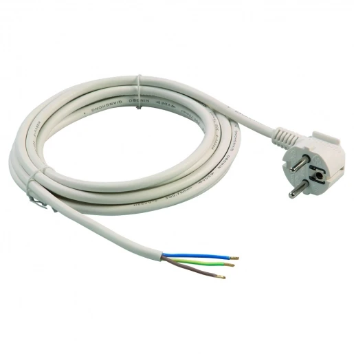 Bizline Netsnoer aansluitleiding randaardesteker schuin 3g0,75mm² 3m