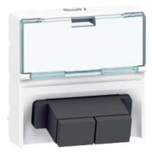 Legrand Mosaic 2 modules glasvezel voor 2xsc + 1x duplex sc SC opbouw 078617